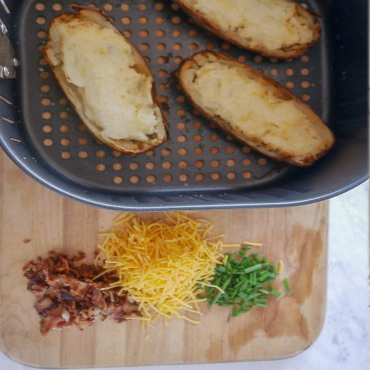 Ingredients for baked potatoes