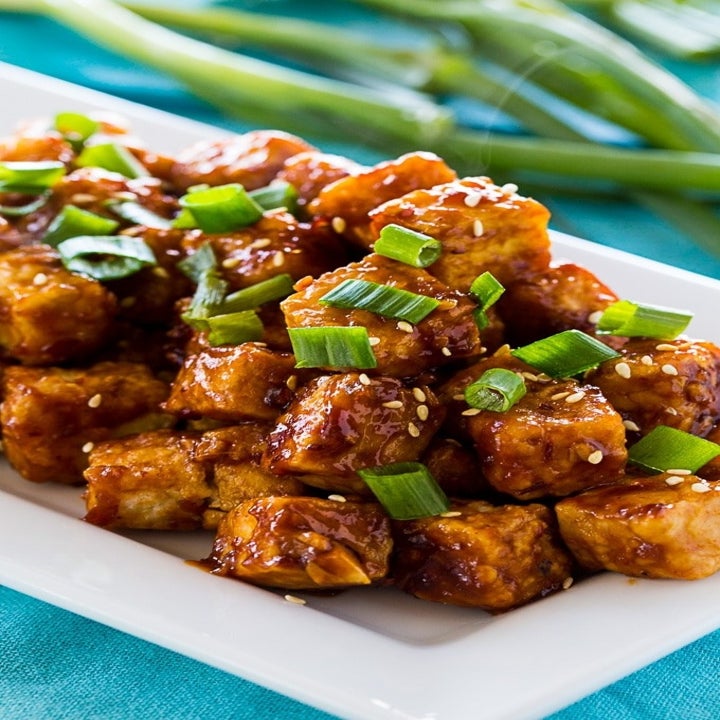 chili garlic tofu